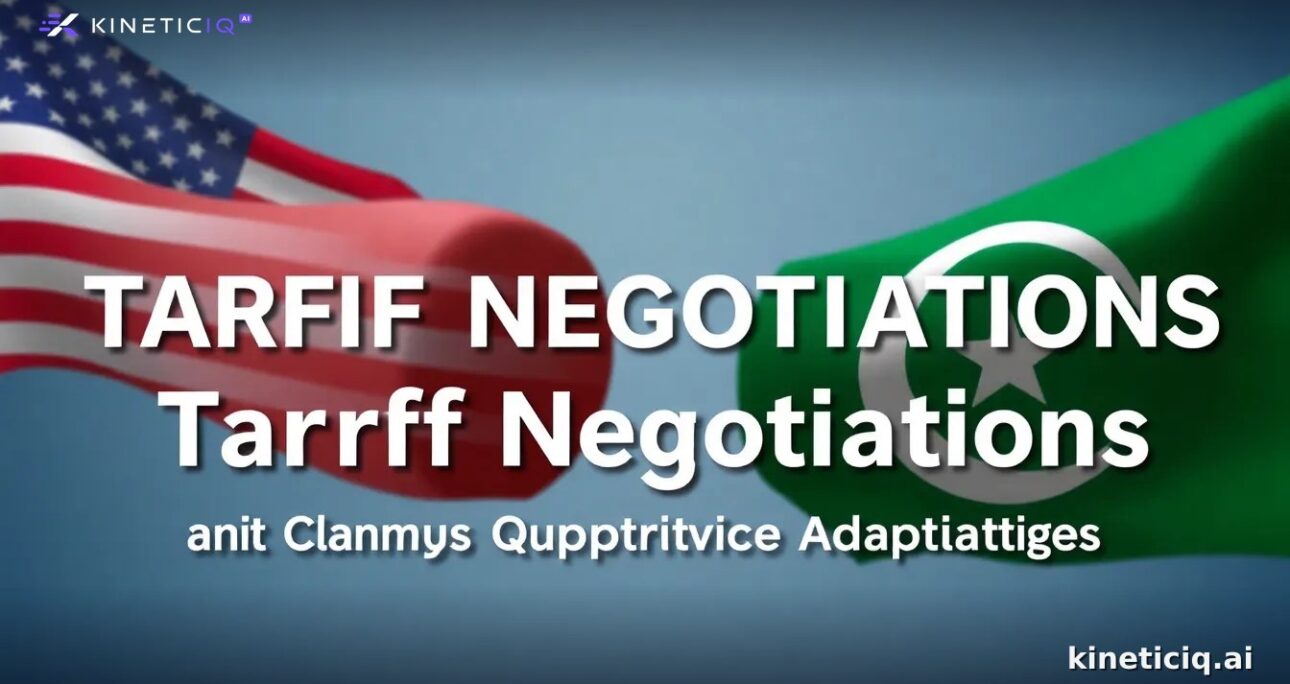 U.S.-Pakistan Tariff Negotiations: Strategies, Challenges, and Competitive Advantages